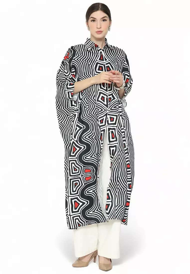 Kanzi Collared Kaftan