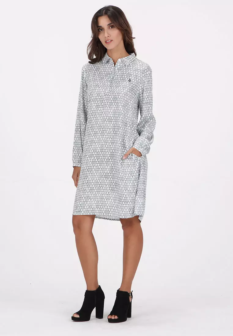 GDS STRUMMER DRESS WHITE