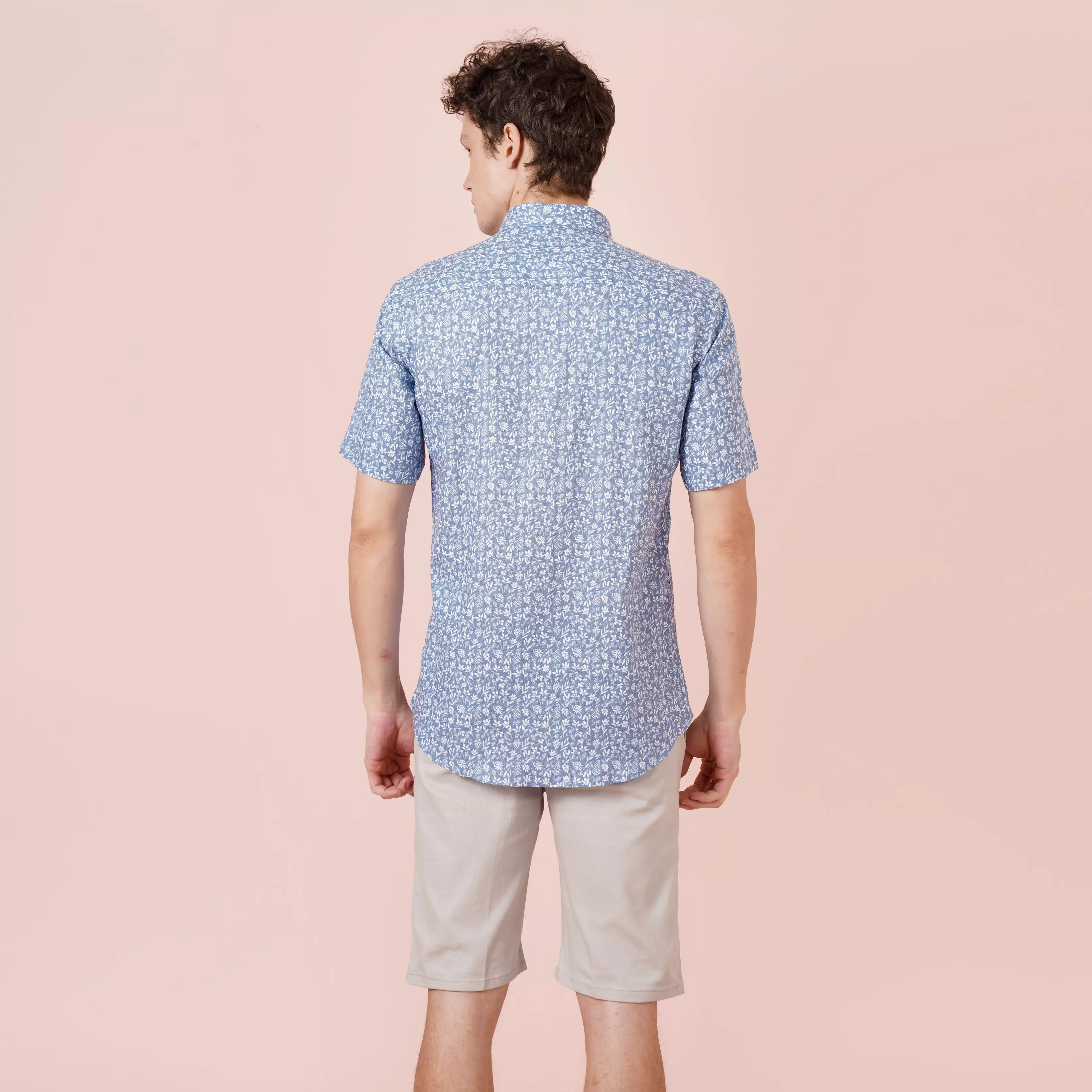 Ethan White - Short Sleeve Linen Bruflo 13DB
