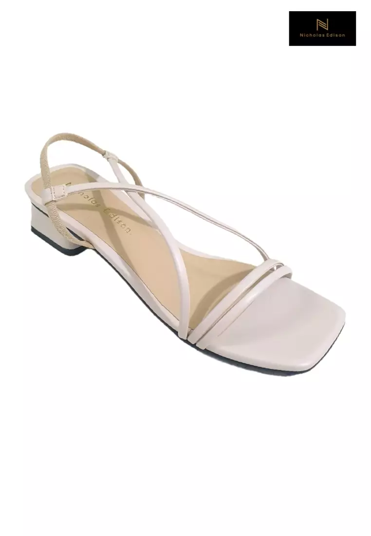 Nicholas Edison Heel Yuki Cream