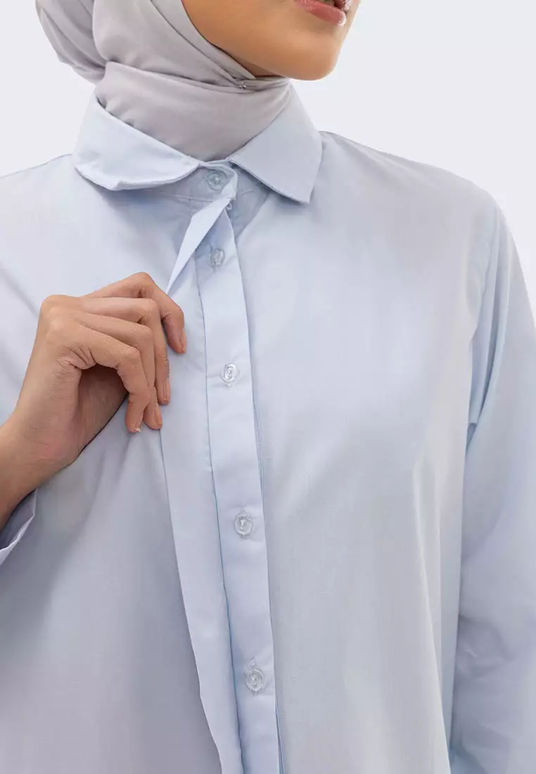 Ria Miranda Baby Blue Honey Shirt