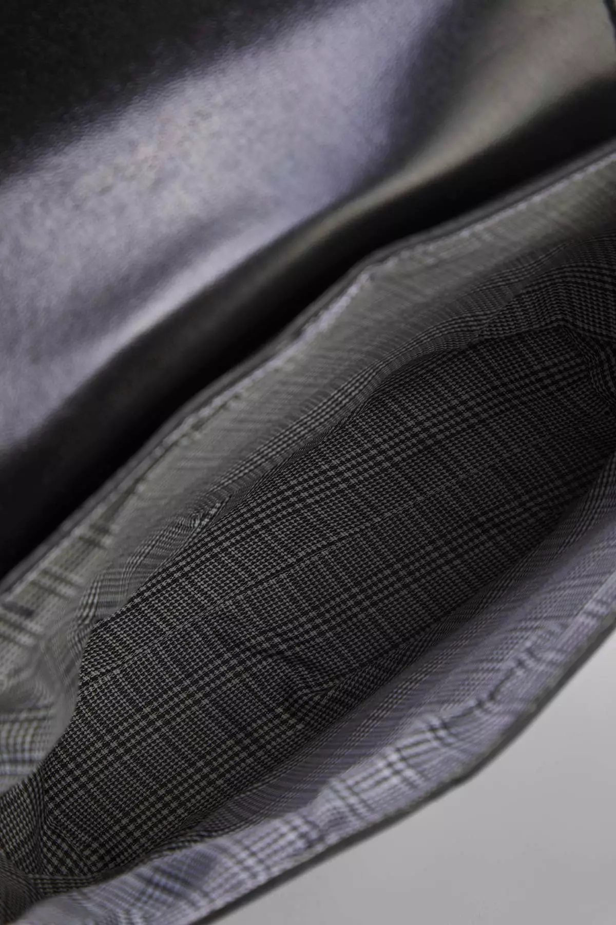 Black Metal Buckle Detailed Women's City Shoulder Bag Takaw26Oc00022