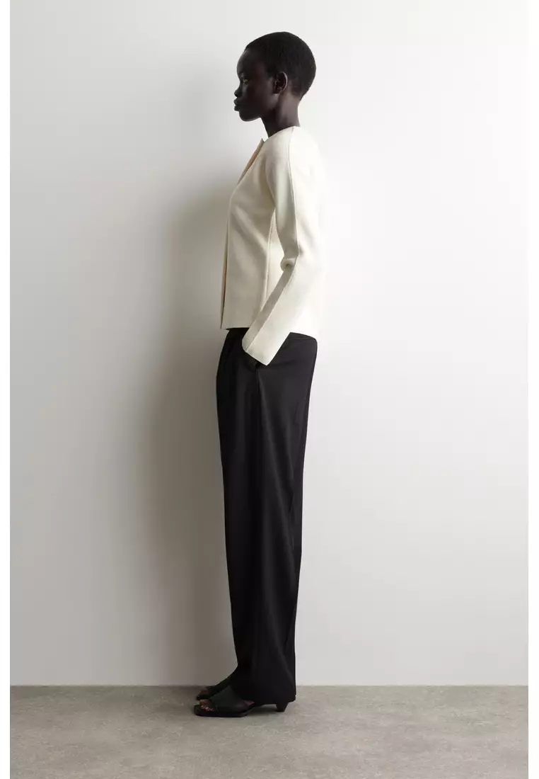 SCULPTURAL COTTON CARDIGAN