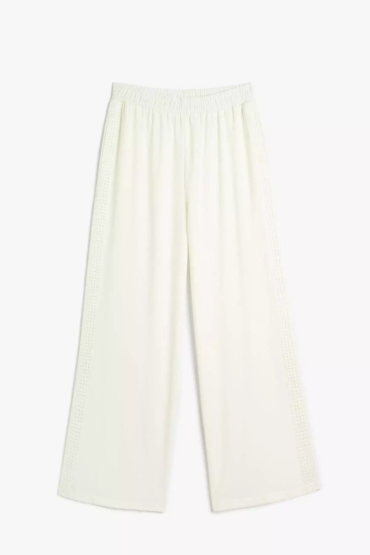 off white wide leg jeans
