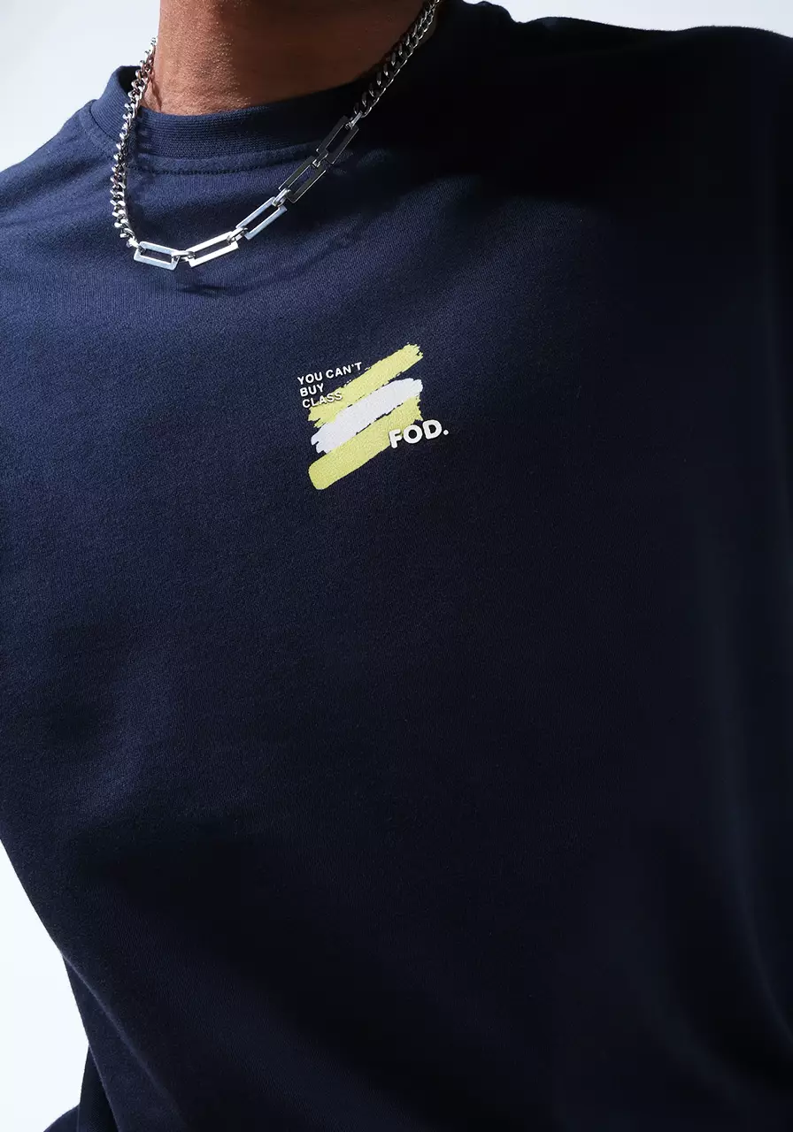 Kaos Regular  Pria John Doe Navy