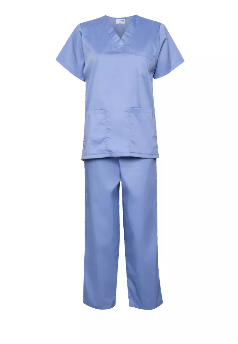 Buy INTAL GARMENTS Scrub Suits Hospital Uniform V-Neck 2024 Online ...