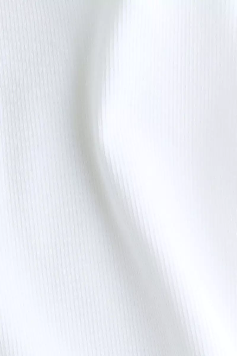 Ribbed cotton strappy top