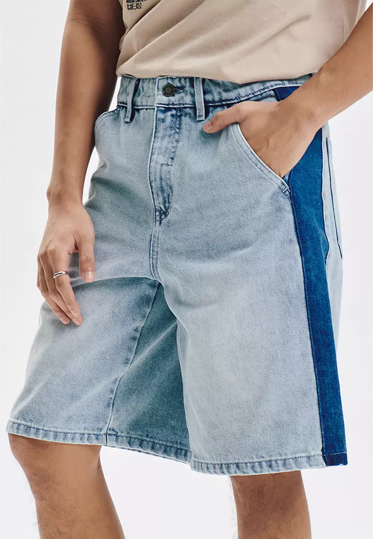 Baggy Fit Denim Shorts