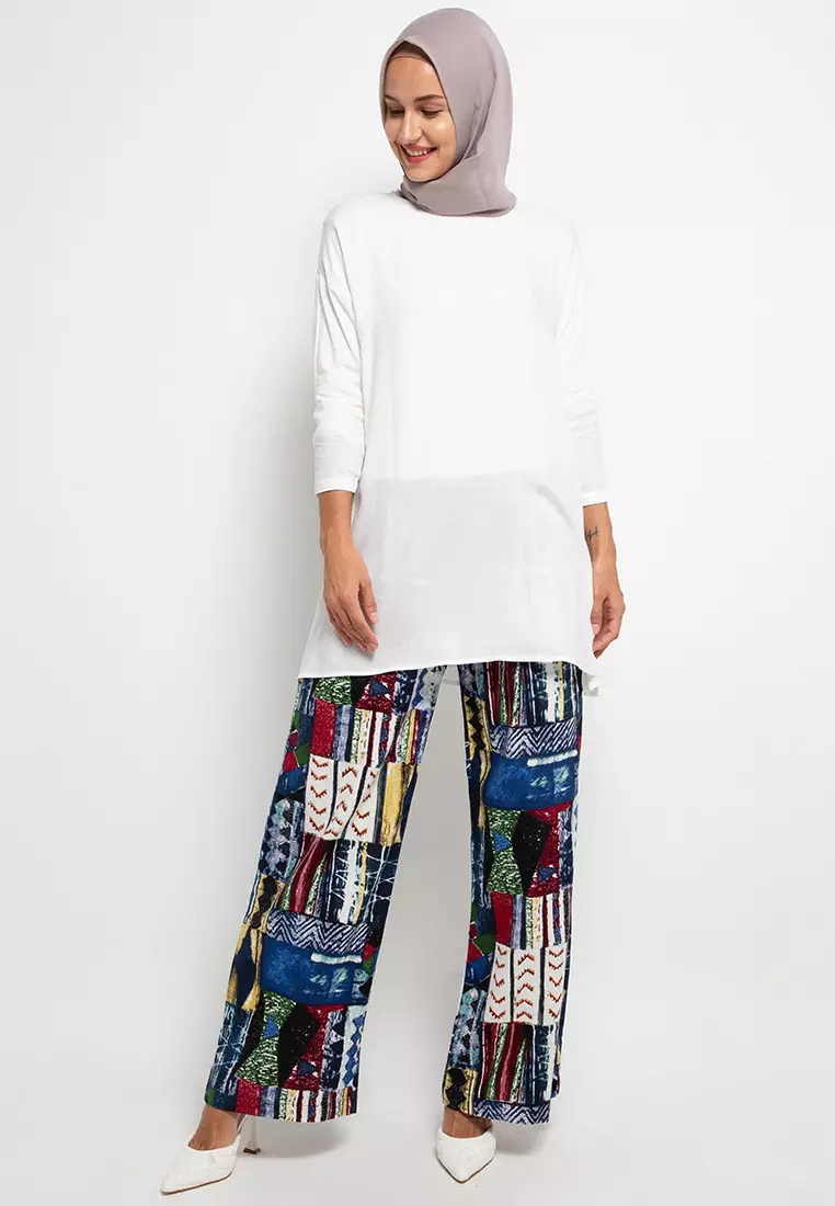 Abstract Linen Pants Mask