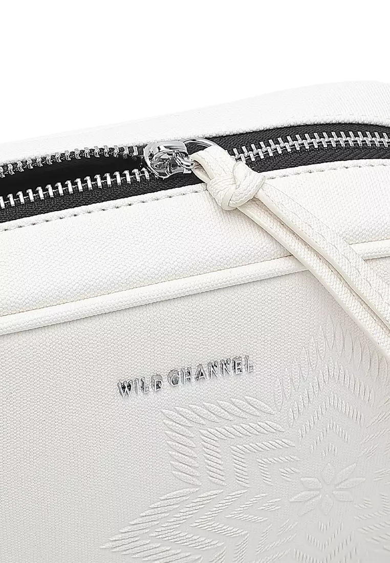 Women's Shoulder Sling Bag / Crossbody Bag - White