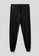 United Colors of Benetton black Tricot trousers with drawstring E65CEAA37735F4GS_4
