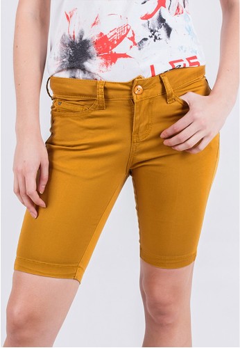 LGS - Short Pants - Yellow - Slim Fit.