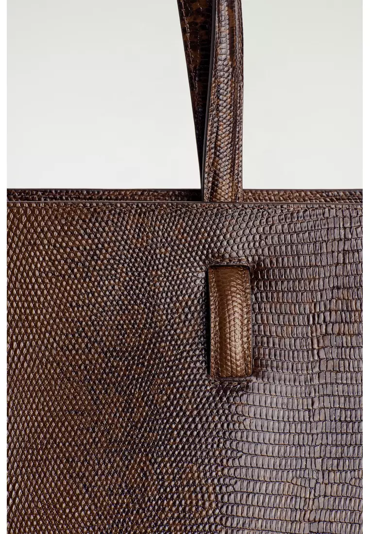 MONUMENT TOTE BAG - LEATHER