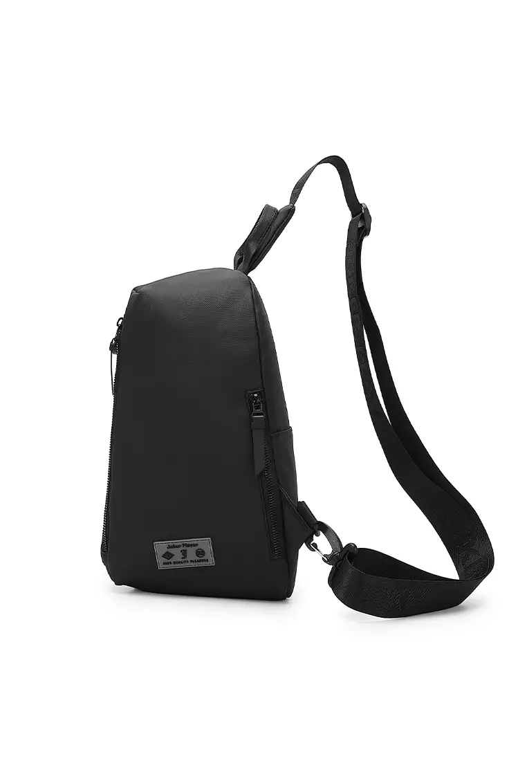 Men's Chest Bag / Sling Bag / Crossbody Bag (Tas Dada / Tas Selempang Pria) - Hitam