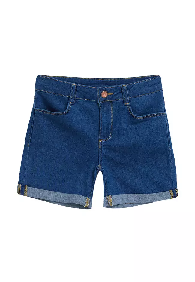 Girls blue denim shorts outlet