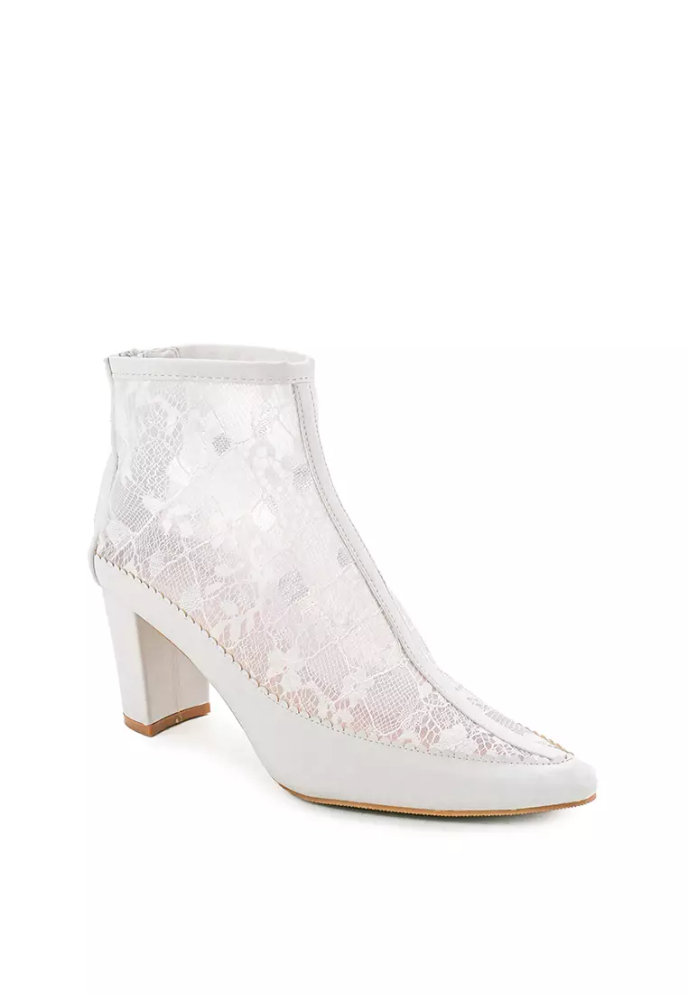 CHANTILLY J23106-6 BOOTS WHITE