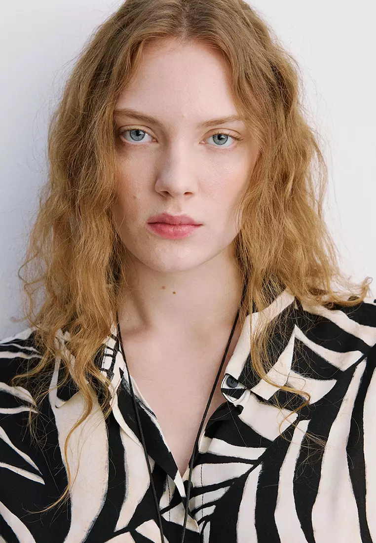 Printed Shirt Dress