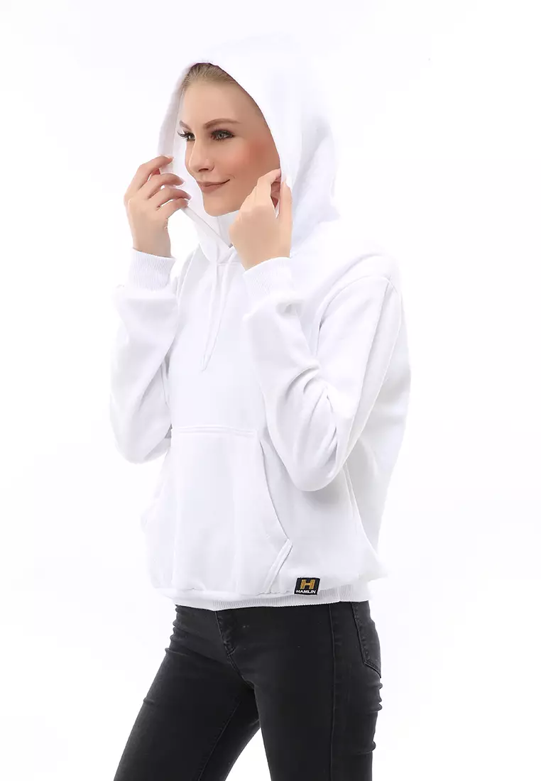 Hardwin Hoodie Jacket Polos Casual Wanita Material Fleece ORIGINAL