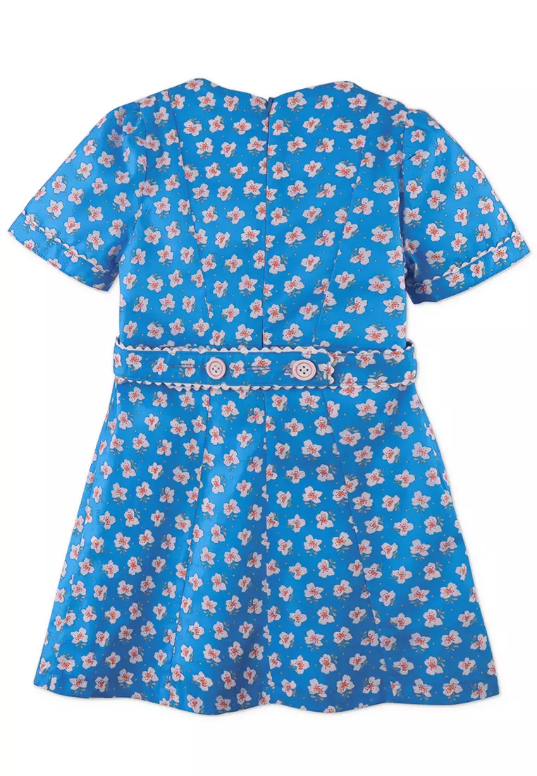 Girls Olivia Retro Dress With Pockets