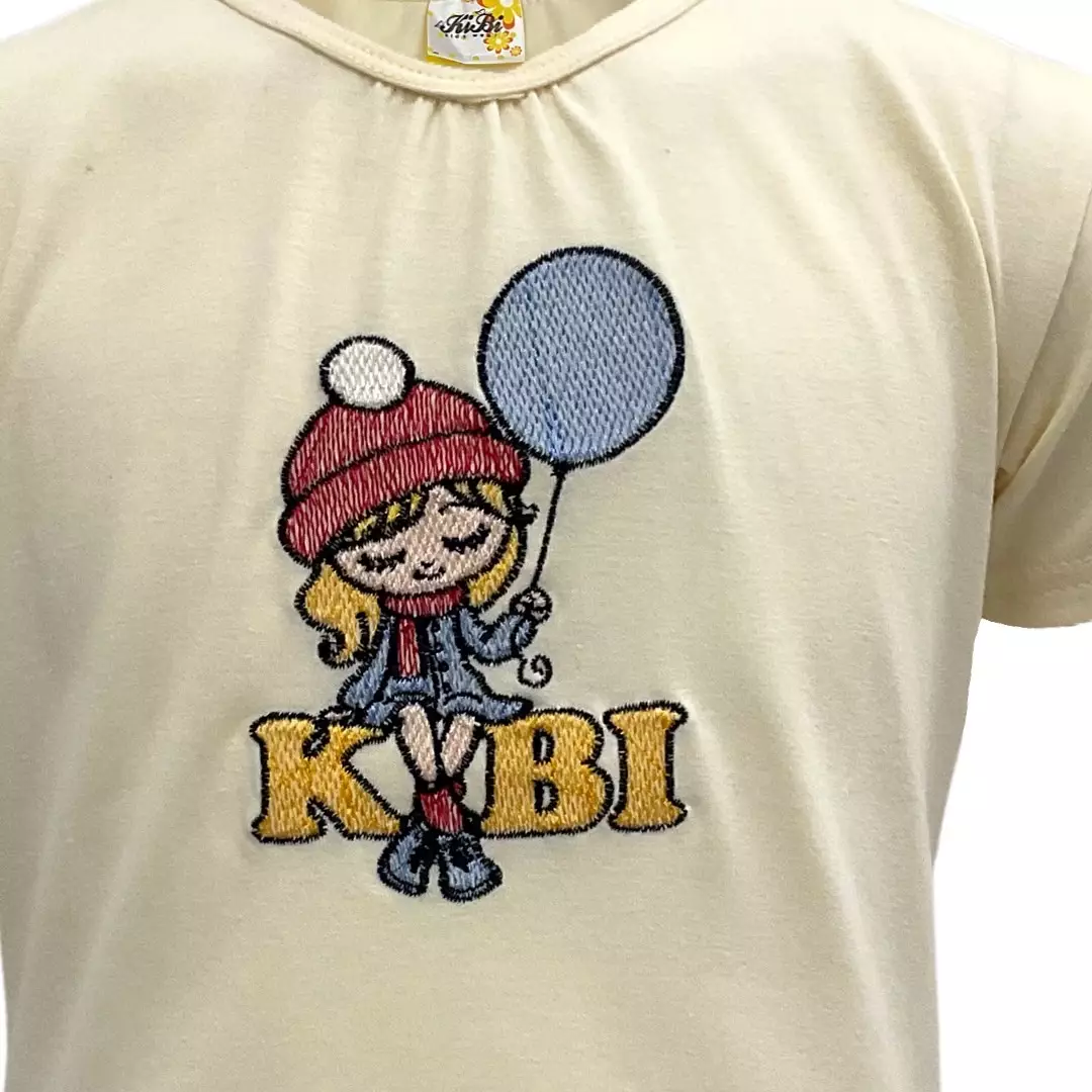 Kibi Kaos Anak Perempuan Bordir Character 10609618