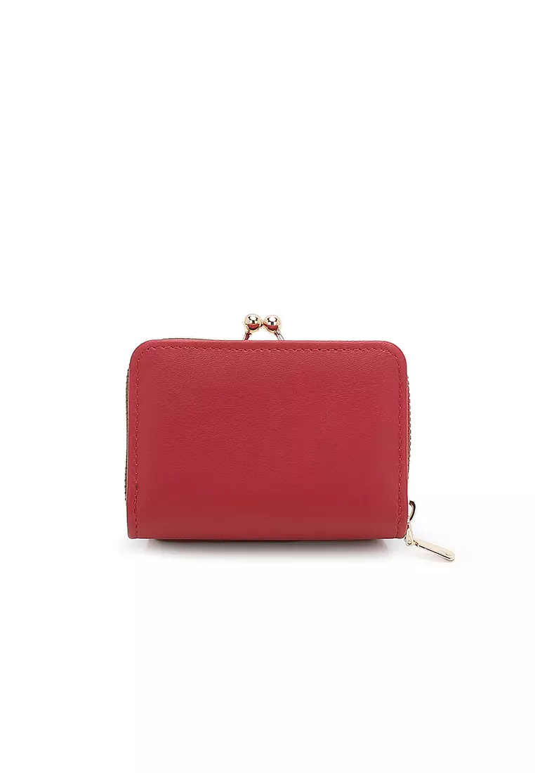 Women's Short Wallet / Purse - Red
