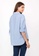nicole blue nicole -  Fold Over Collar Short Sleeve With String Tie Blouse F4D3AAA2E6A7D0GS_3