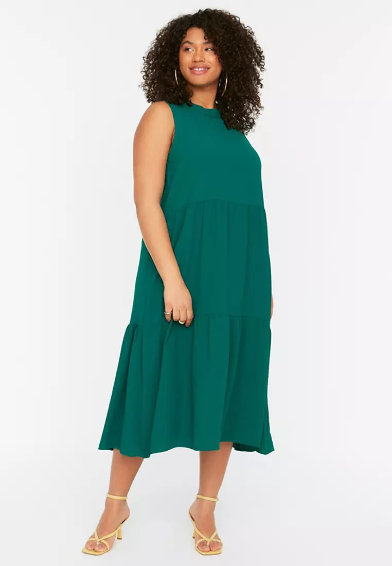 Plus size clearance tiered dresses