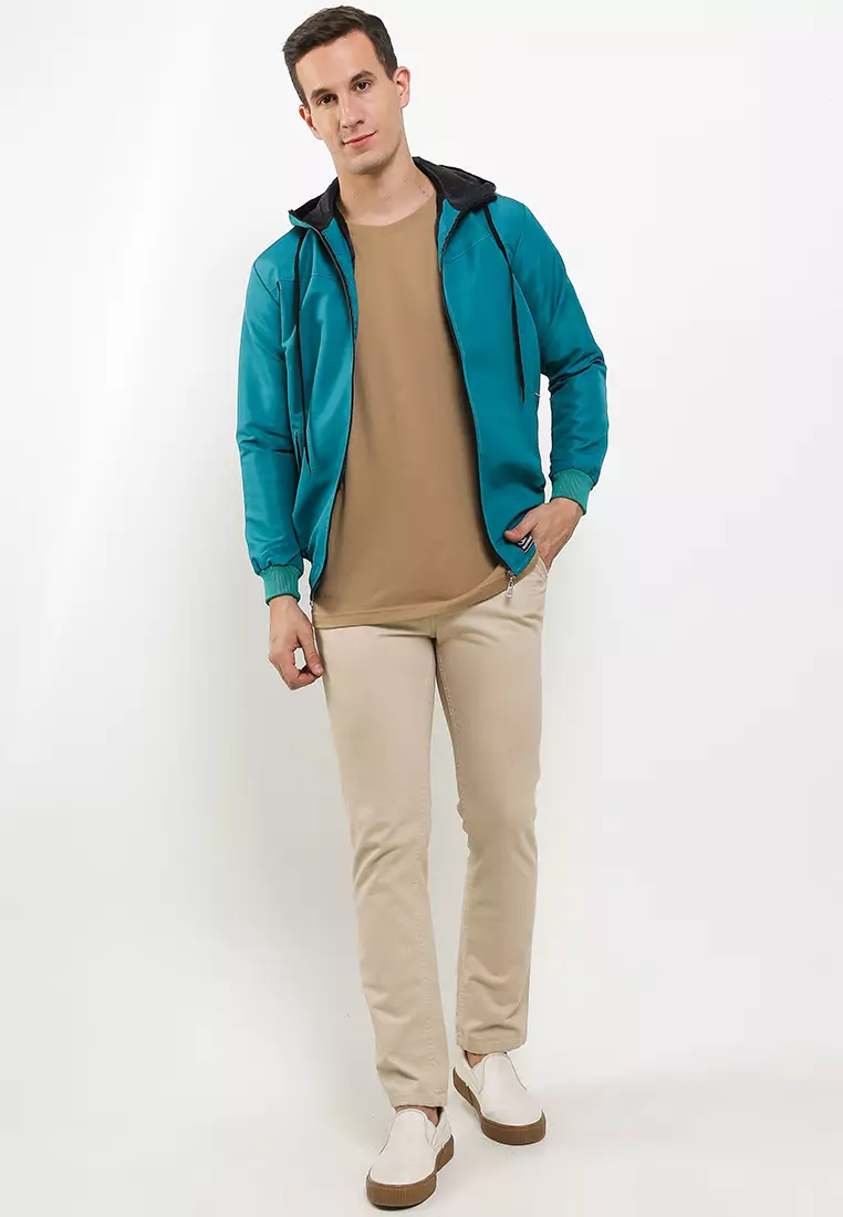 GRAHANGGRA Jaket Taslan Hoodie - Tosca Green