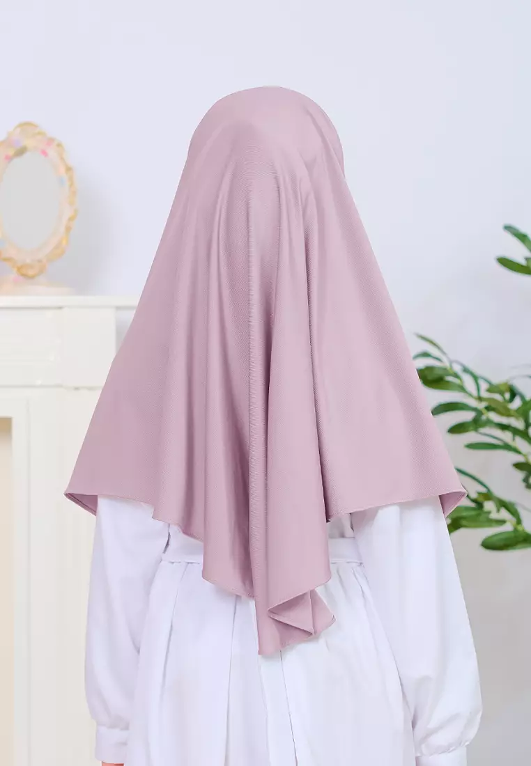 Cotton Bee - Jennaira Bergo Dagu | Hijab Instan Anak Non Pad - S