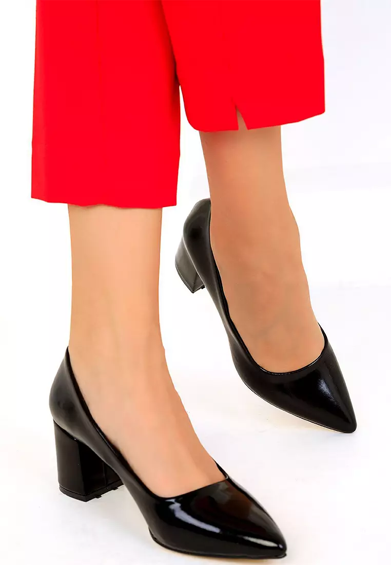 Pointed Toe Block Heels
