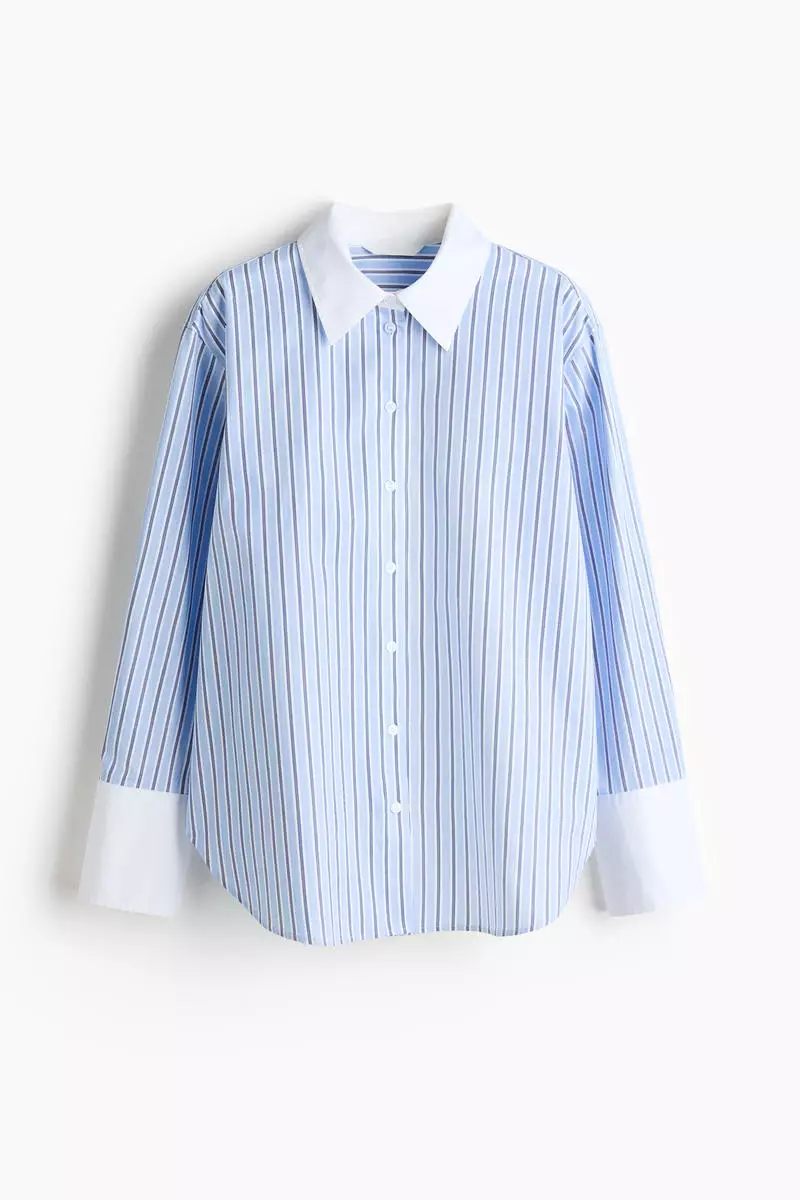 Cotton poplin shirt