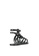 Betts black Troy Leather Gladiator Sandals CB608SH8AA26CFGS_2