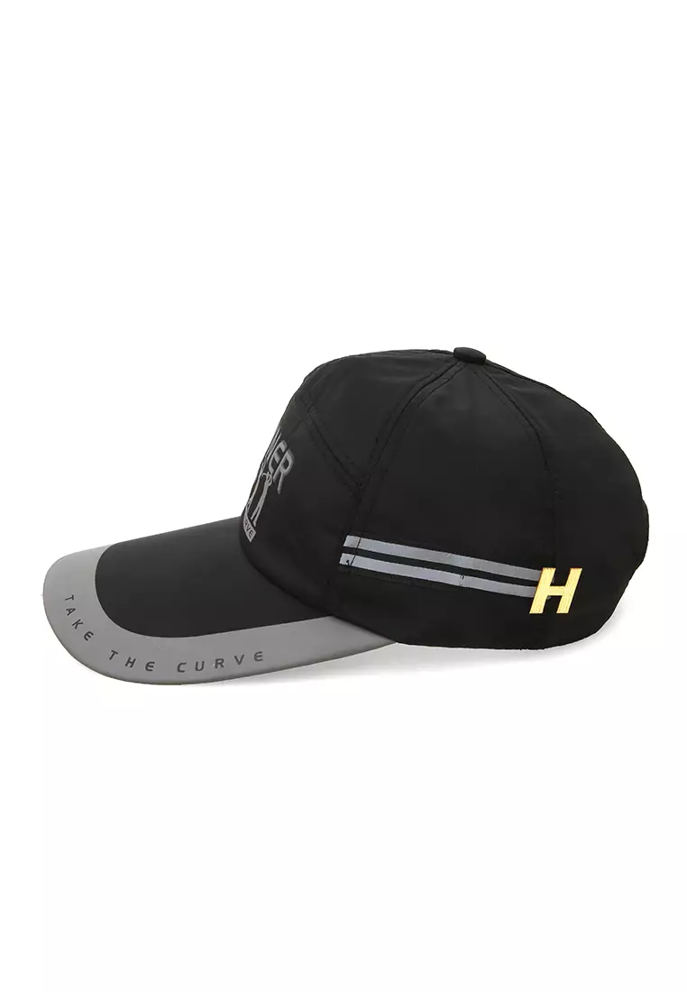 Jahari Topi Baseball Pria Wanita Resizable Strap Sporty Cap Material Polyester ORIGINAL - Black