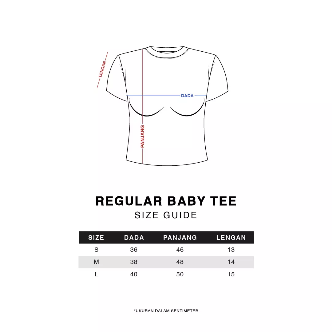 Kaos Wanita Baby Tee Cali Dark Navy