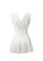 A-IN GIRLS white Elegant mesh-paneled swimsuit A2FE5USBAF621CGS_5