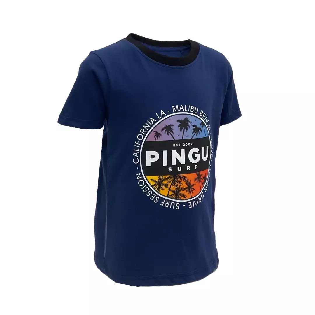 Pingu Kaos Anak Laki Laki Sablon Pingu Surf Pendek 92011226