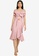 ZALORA BASICS pink Ruffle Detail Fake Wrap Dress 23E77AAFE18462GS_3
