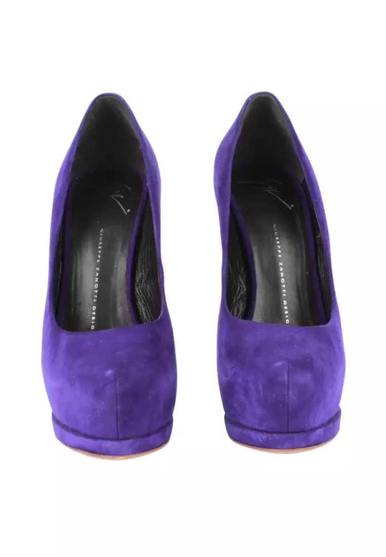 Giuseppe zanotti purple new arrivals heels