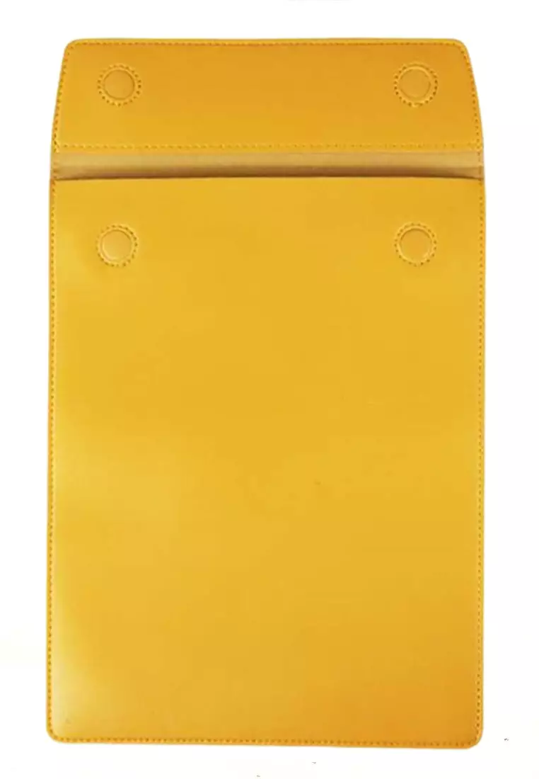 Hugo Sleeve Case Laptop Unisex Pro Retina 13 Inch Model Vertical Material Leather ORIGINAL - Khaki