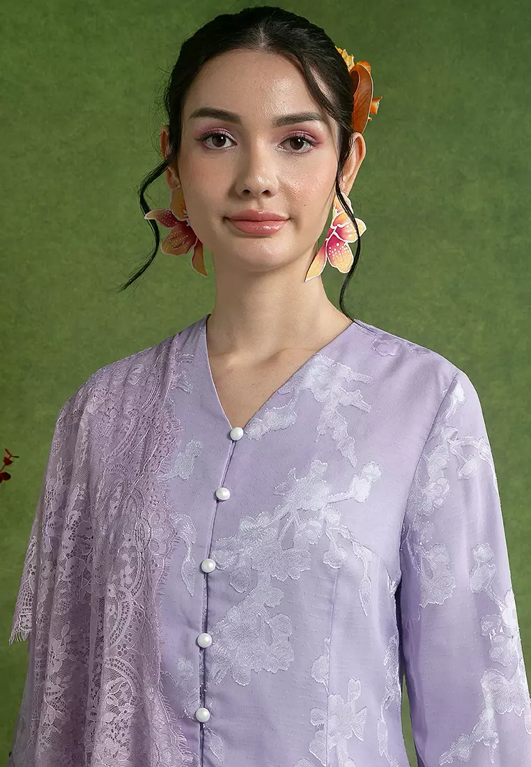 Maria Long Kebaya set with Shawl
