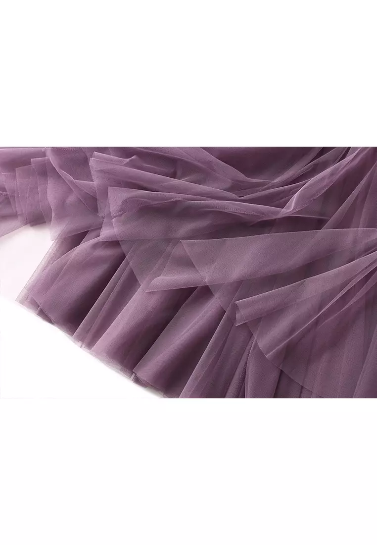 High Waist Slim Mesh Maxi Skirt AF8859