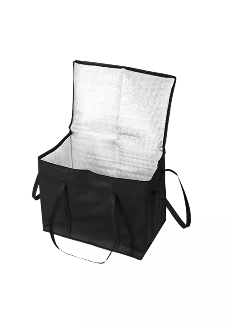 Tas Piknik Thermal Tahan Dingin Cooler Bag Outdoor 77L B77 ORIGINAL - Black