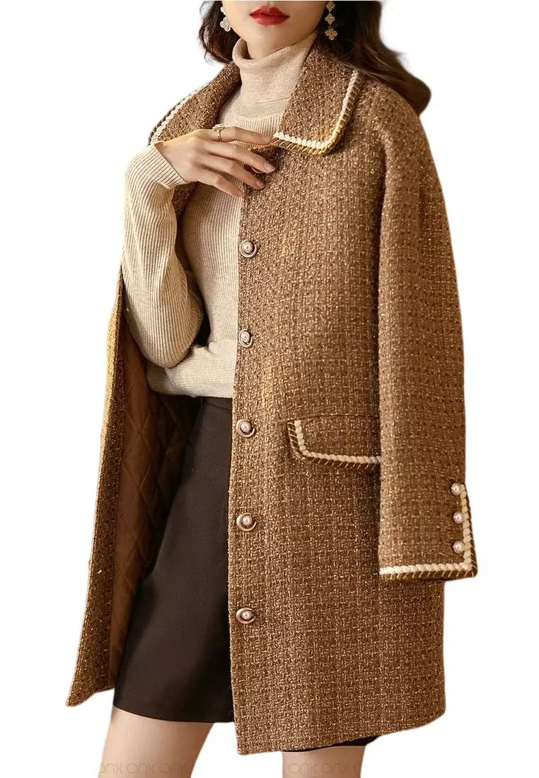 Gold overcoat discount