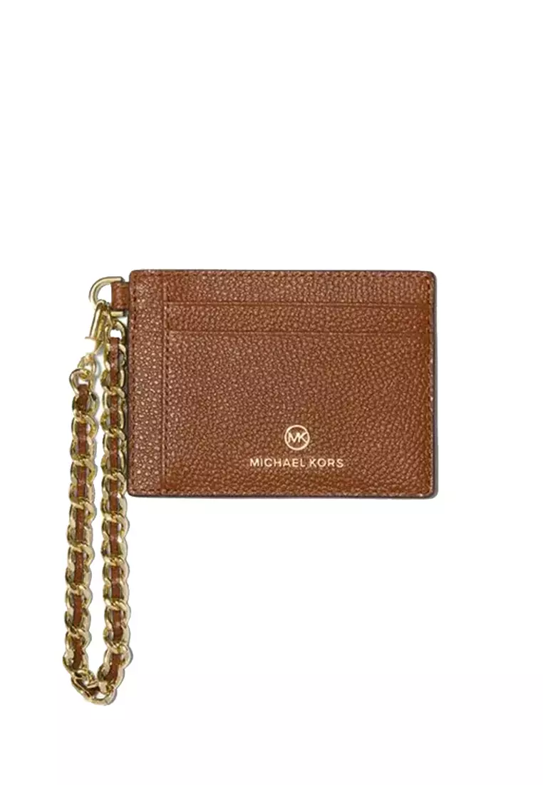 Michael kors small outlet pebbled leather wallet