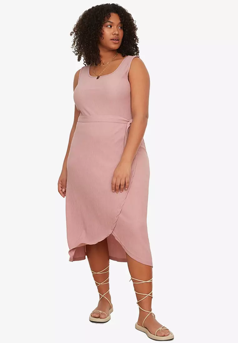Plus size midi casual dresses online