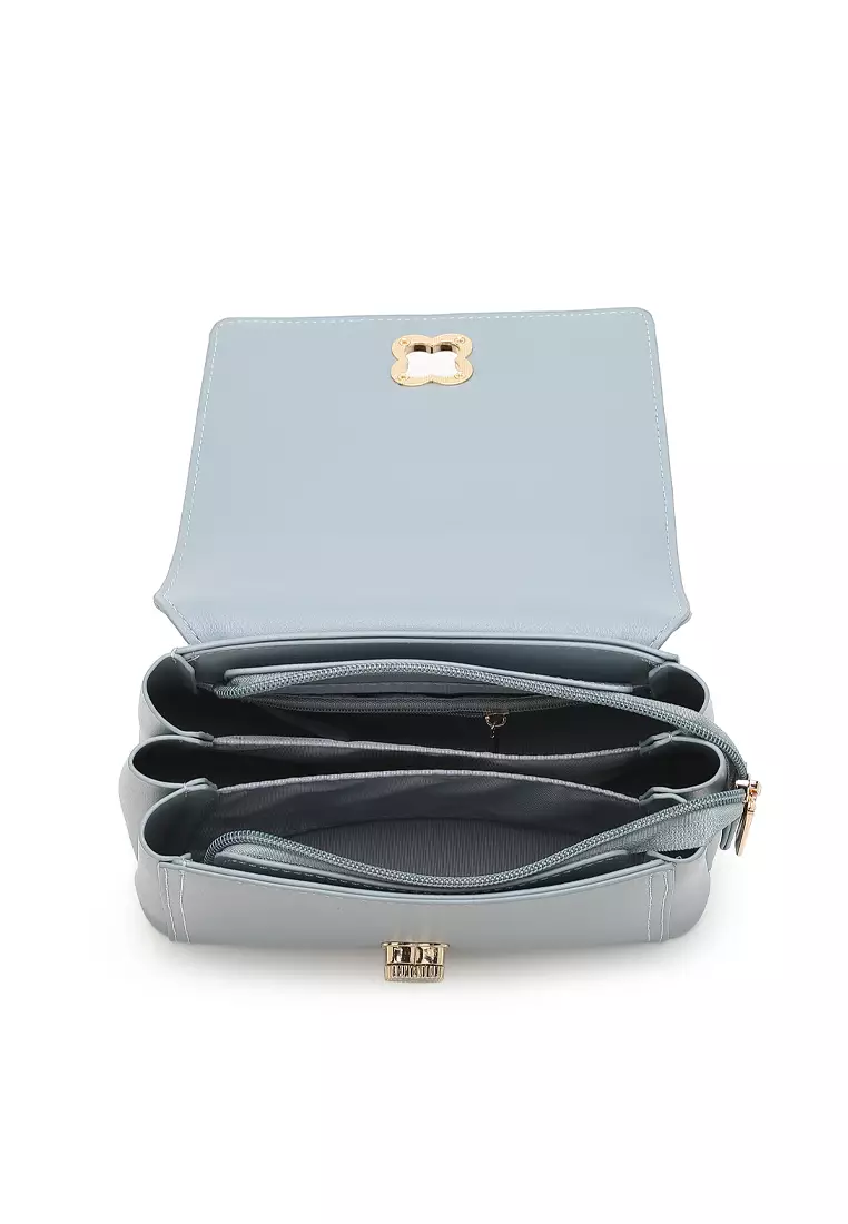 Women's Top Handle Bag / Sling Bag / Crossbody Bag (Tas Selempang / Tas Tangan) - Biru