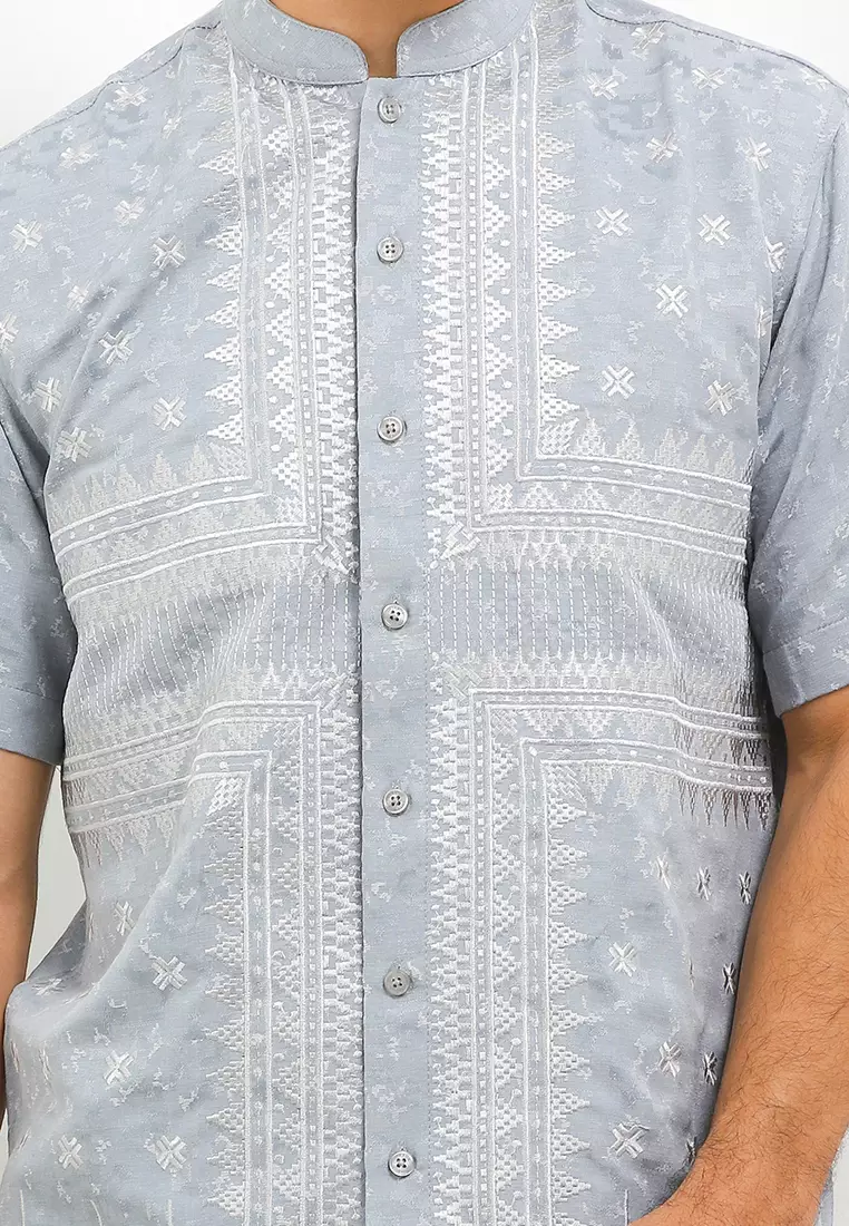 Tibetan Hills Short Sleeve Baju Koko