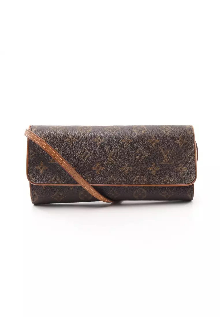 Louis Vuitton Black Leather ID / Luggage Name Tag & Poignet Set Gold  Hardware