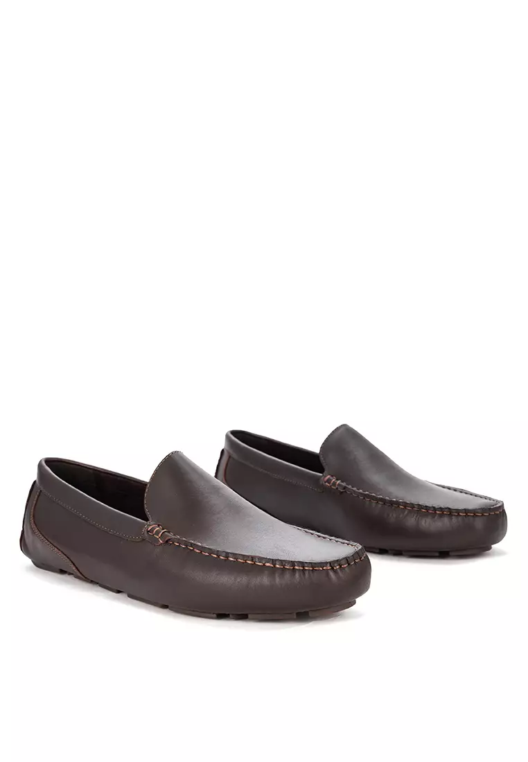 Men's Davenport Venetian Loafers Dark Brown