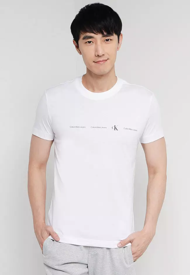 Calvin Klein Jeans MONOGRAM REPEAT SLIM SS T-SHIRT